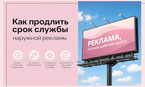 Как продлить срок службы наружной рекламы в Дагестанских Огнях