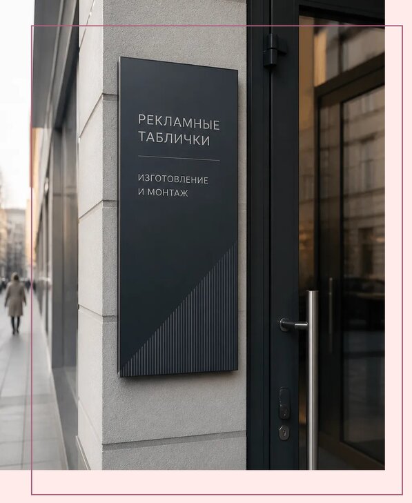 Рекламные таблички в Дагестанских Огнях по цене от 4645 р. | Аванза-Дгс