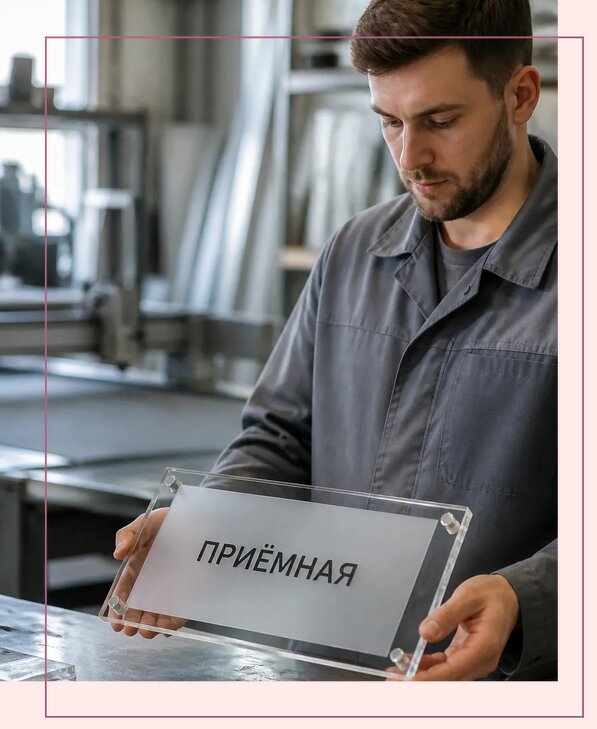 Таблички из оргстекла на заказ в Дагестанских Огнях от 4026 р. | Аванза-Дгс