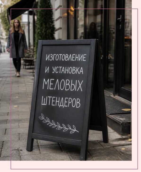 Меловые штендеры в Дагестанских Огнях по цене от 6710 р. | Аванза-Дгс